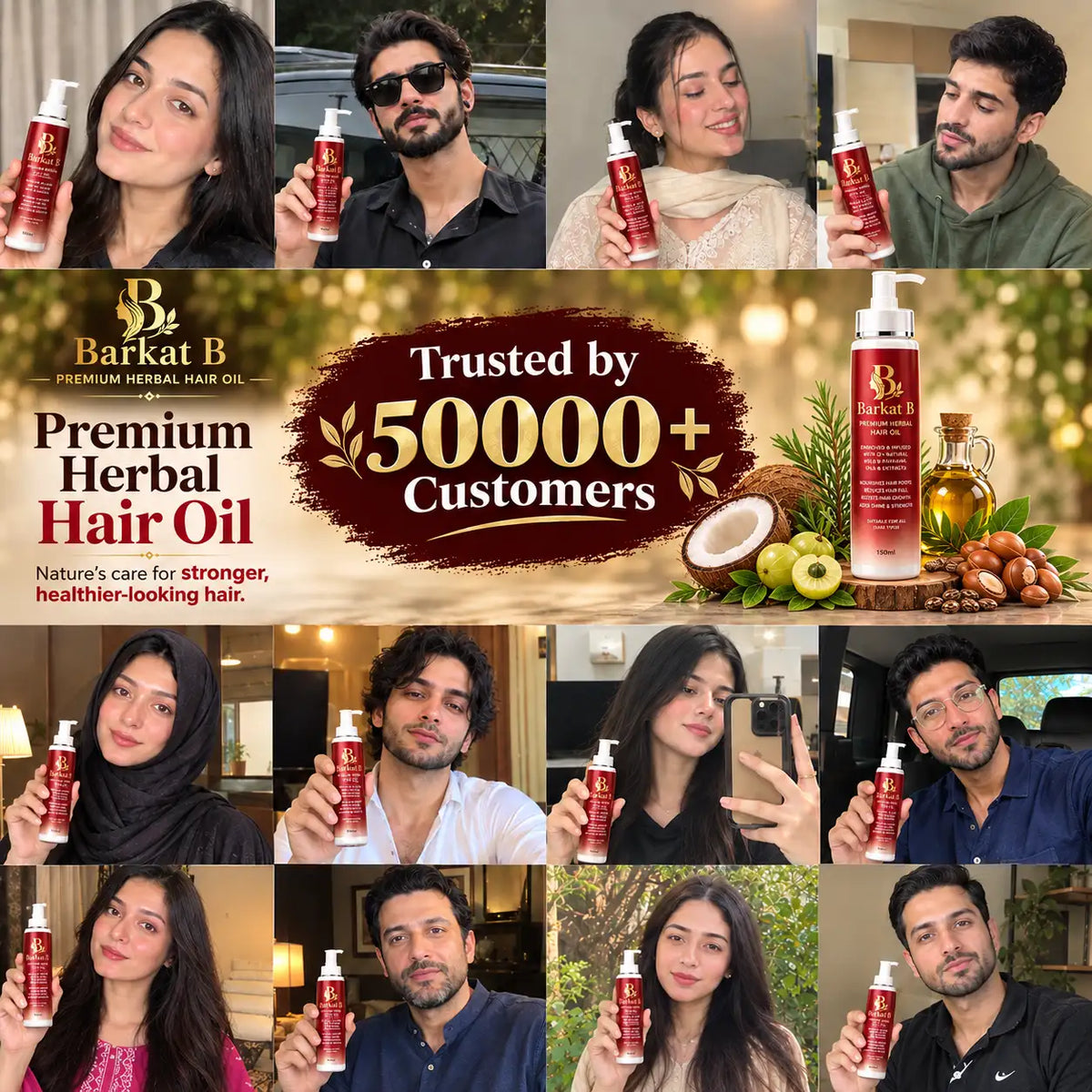 BARKAT.B PREMIUM HERBAL HAIR OIL