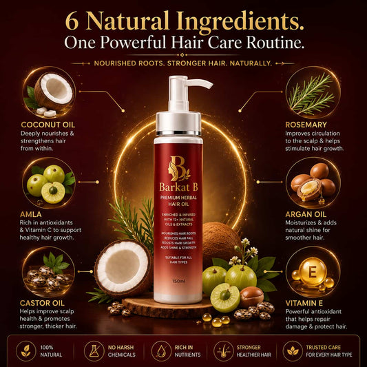 BARKAT.B PREMIUM HERBAL HAIR OIL